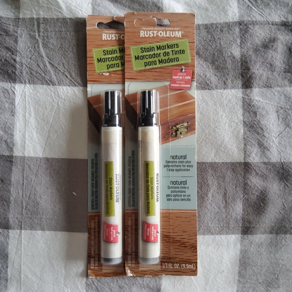 Lot of 4 Stain Touch Up Pens Natural